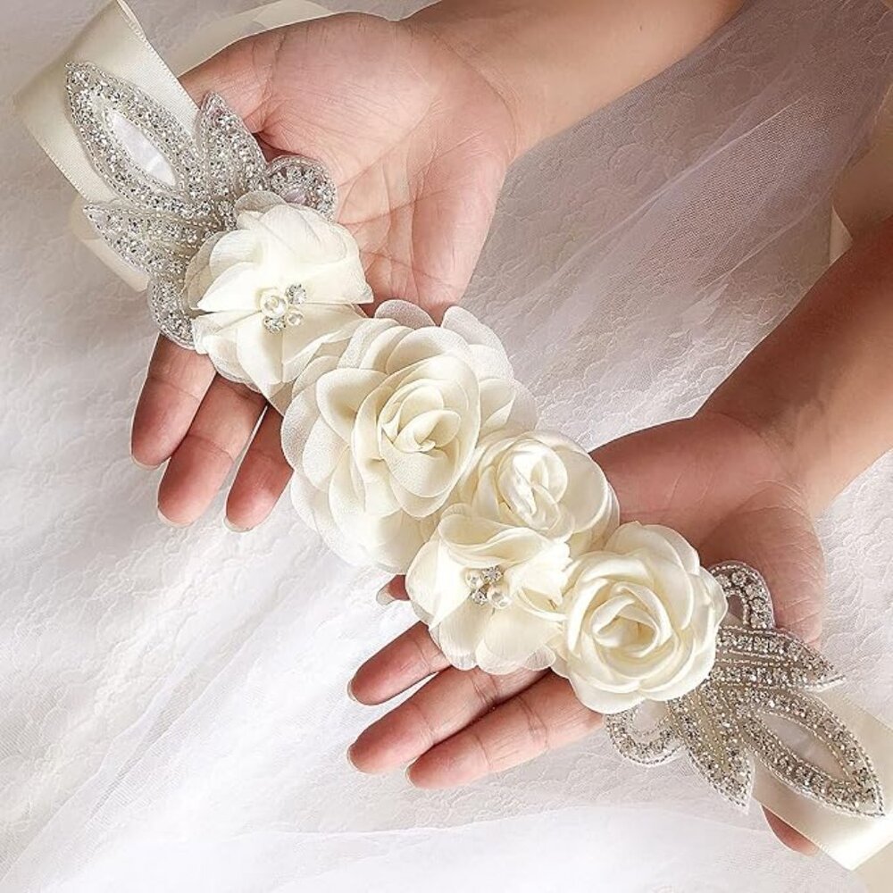 Satin Ribbon Tan Sash
